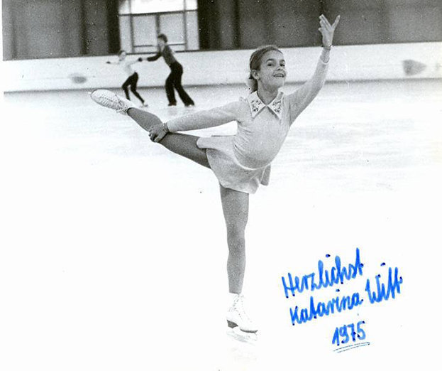 1975 год. Десятилетняя Катарина Витт. Фото Из личного архива фигуристки