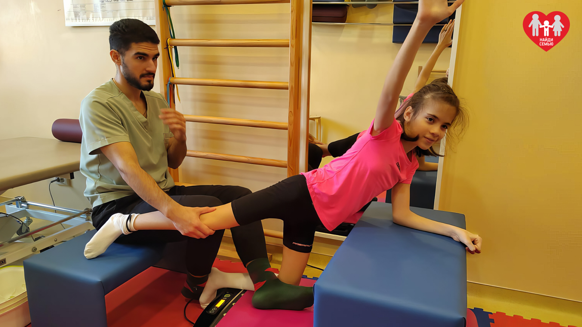 Марьяша на реабилитации в медицинском центре «Галилео»