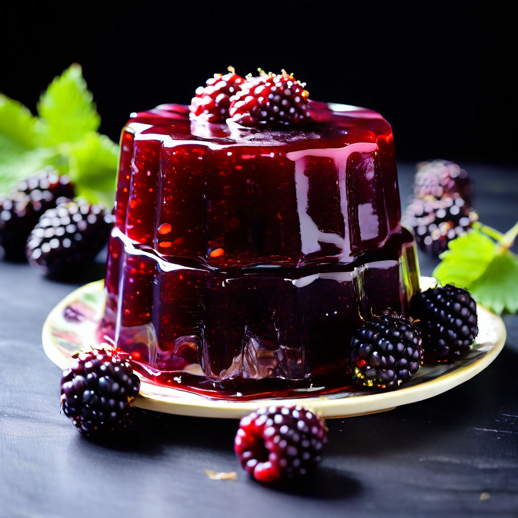 Желе из ежевики