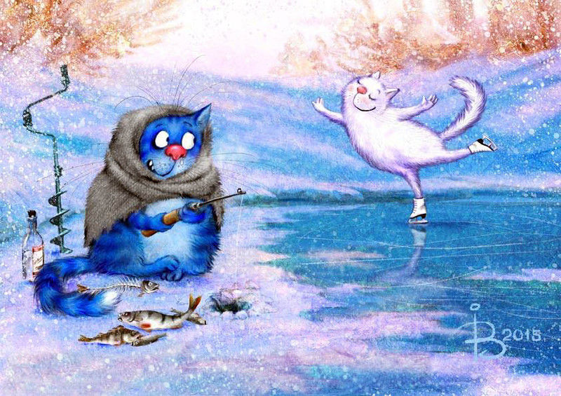 очаровательные коты Рины Зенюк