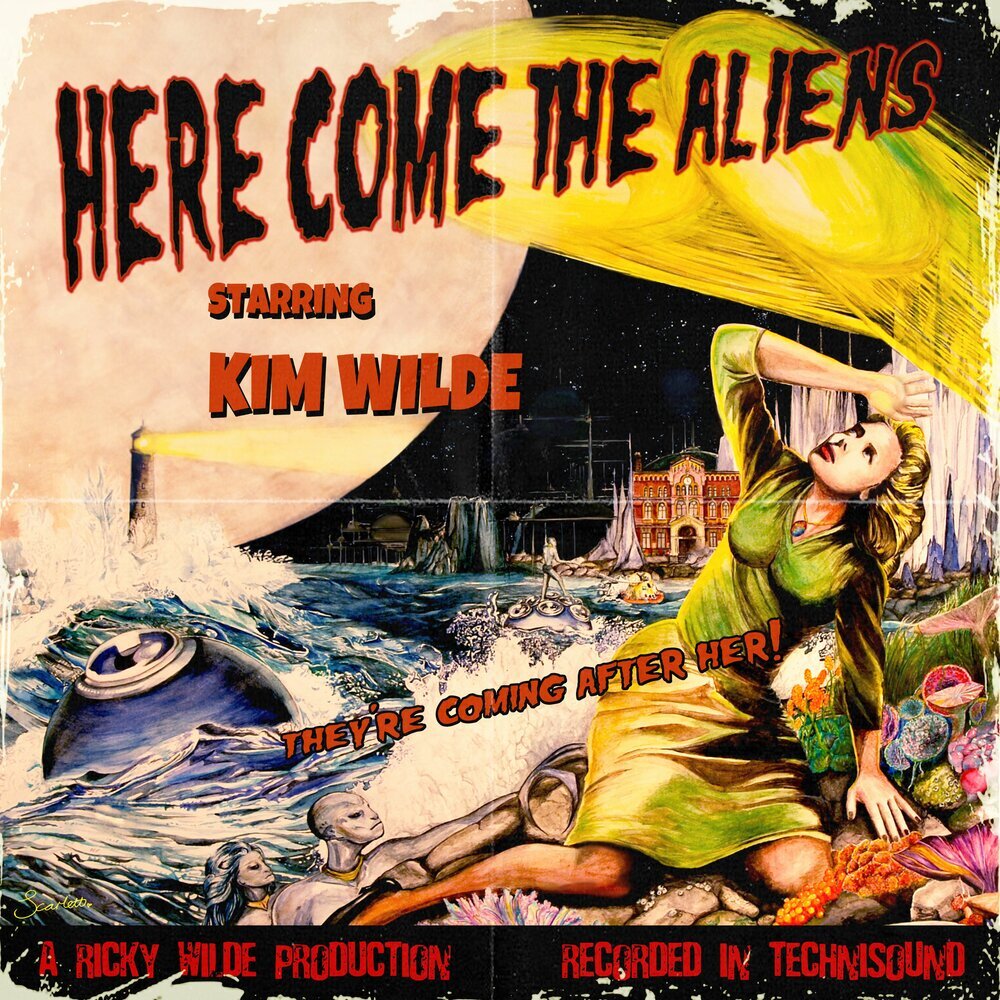 Обложка LP "Here Come the Aliens", 2018