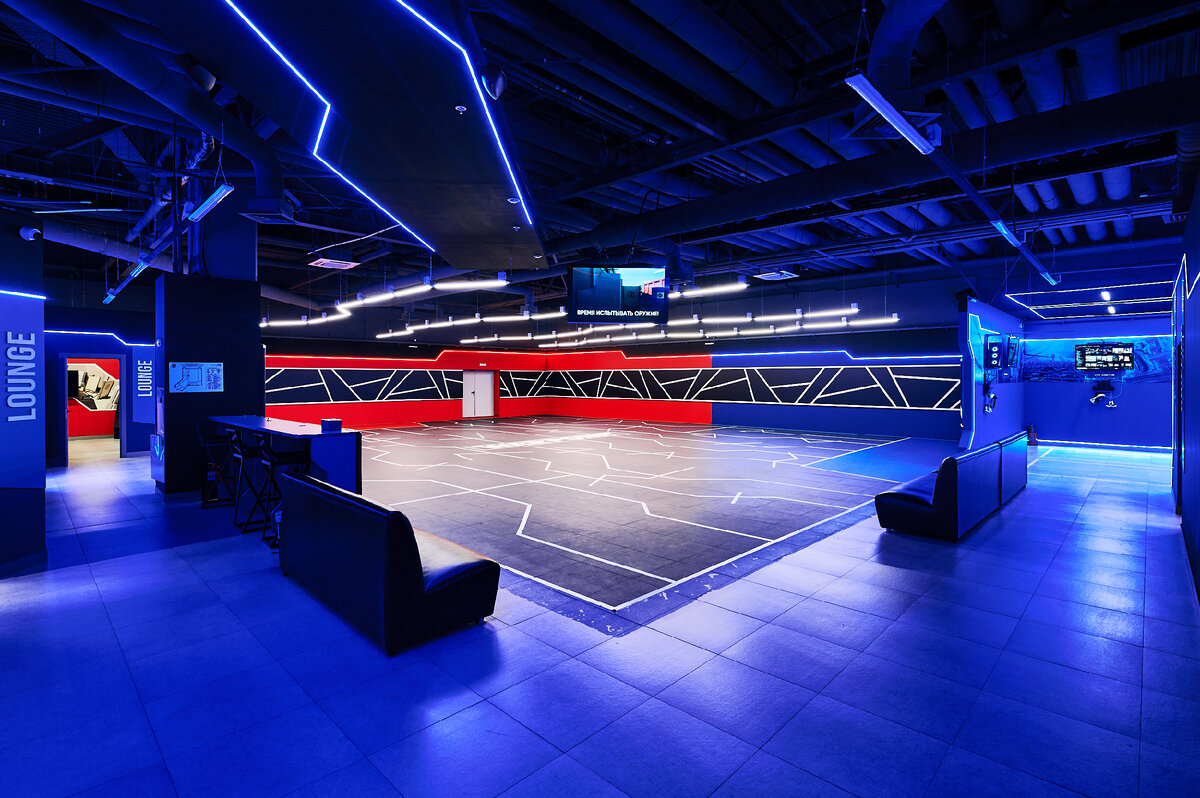 Локация WARPOINT, г. Екатеринбург, ул. Репина 94, ТРЦ "Радуга Парк"