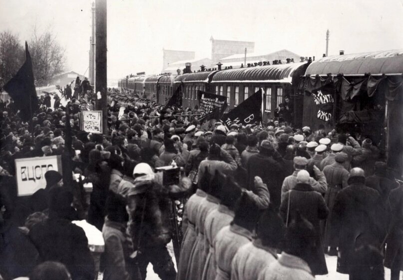 Поезд с телом, 1924 год