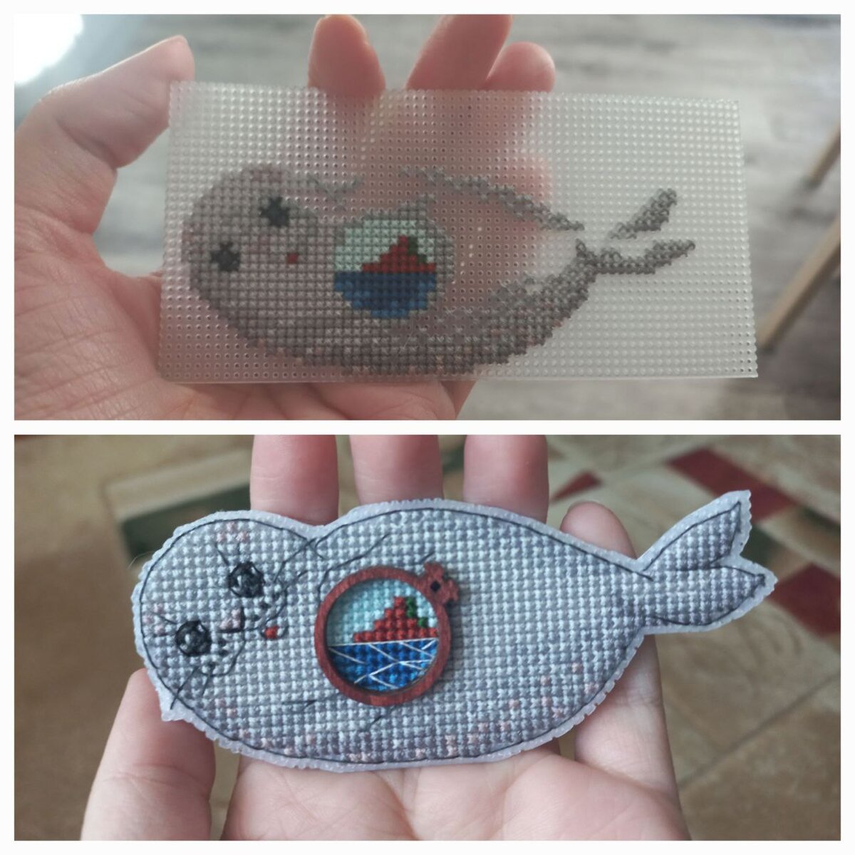 Коллаж по нерпе