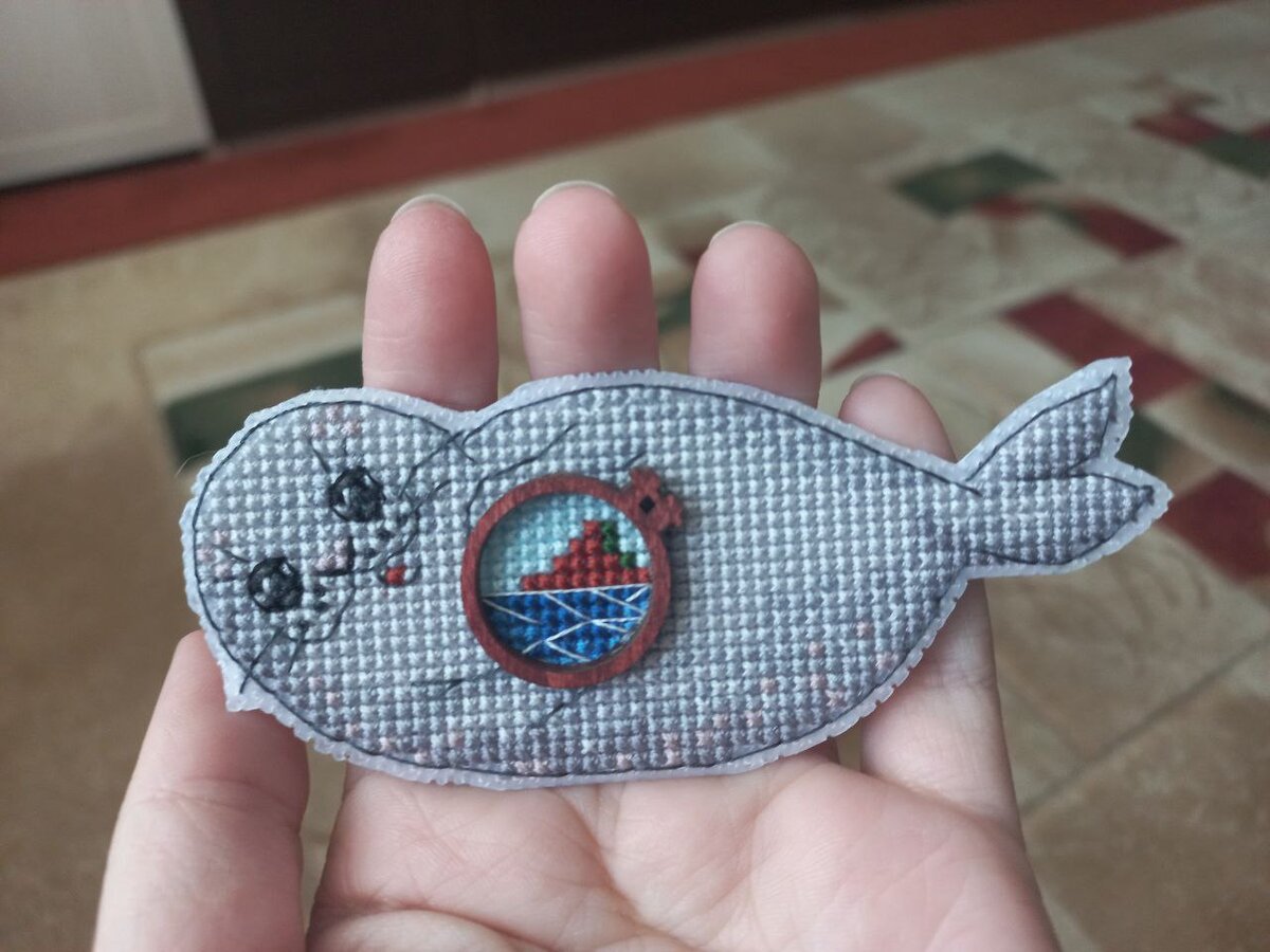 Нерпа по набору Ольги Антроповой