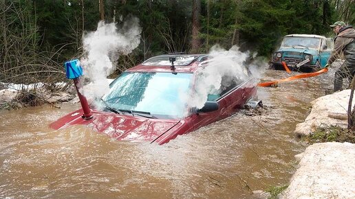 OFF Road Subaru против Уаз Первый оффроад тест после восстановления машины