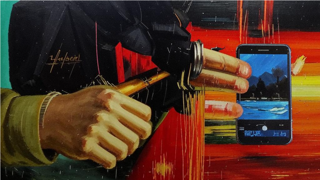 Создано ИИ Кандинский