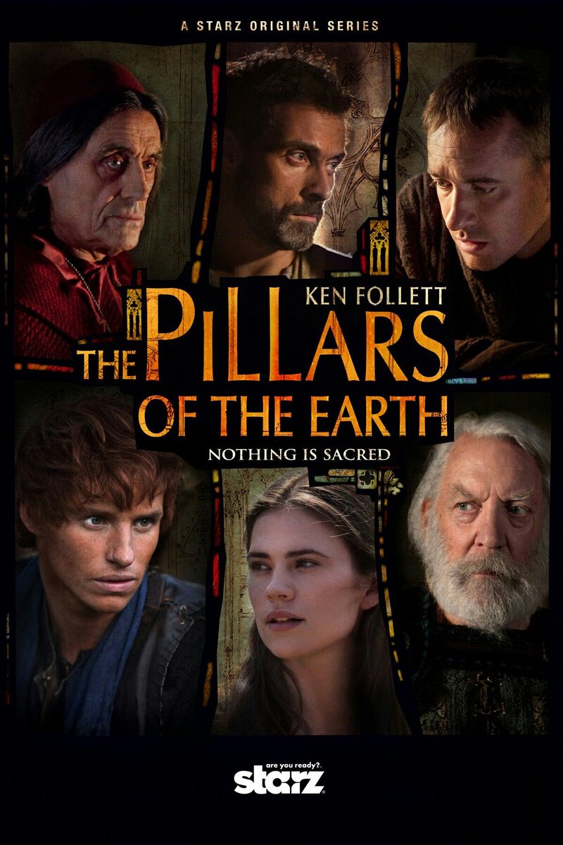 Постер к сериалу "The Pillars of the Earth"