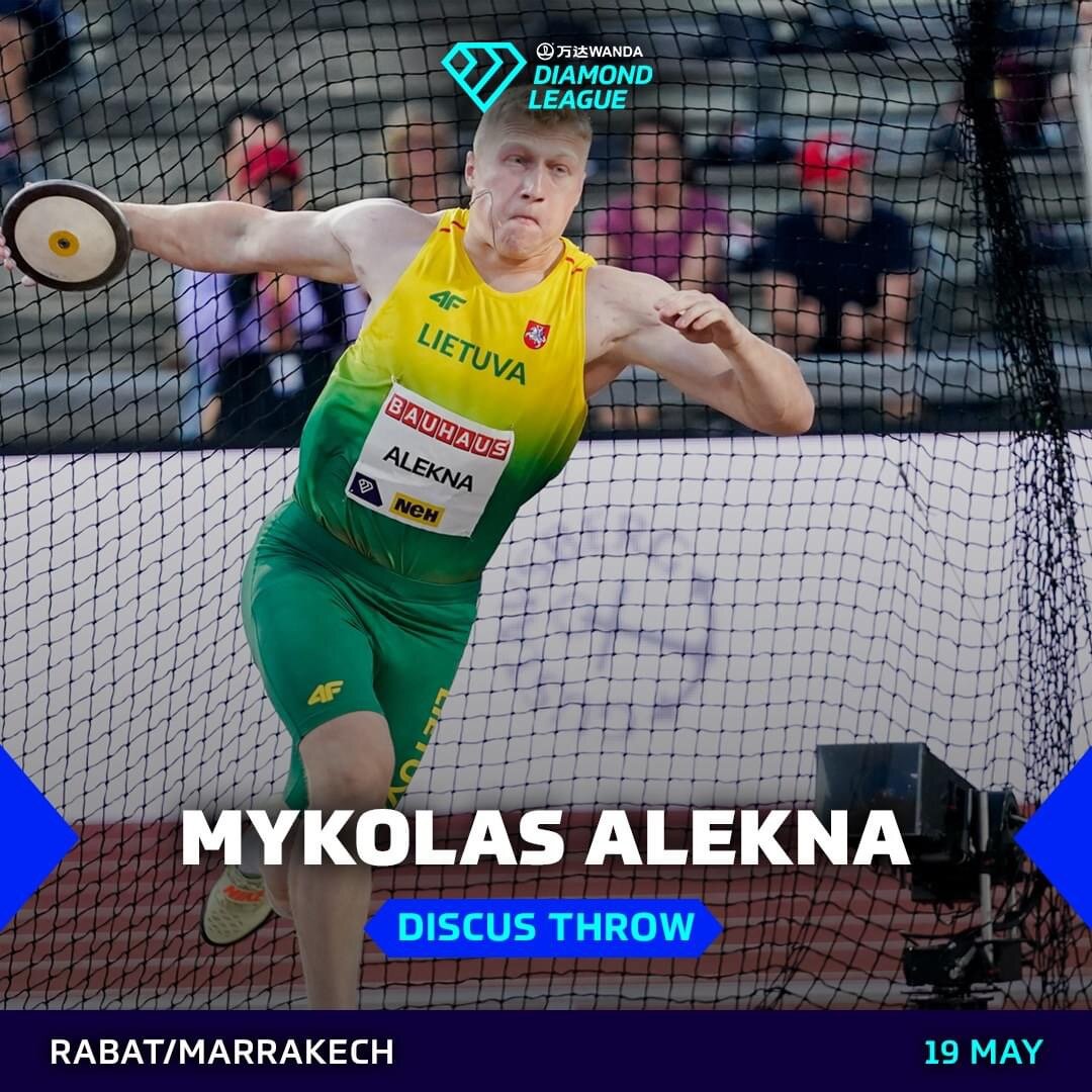 Миколас Алекна. Фото Diamond League.