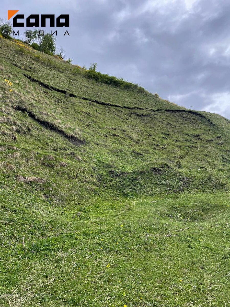 © Фото: Оползневый склон Фиагдона / Sapa Media