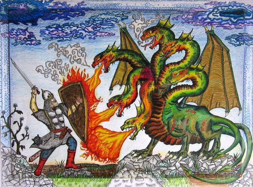 Гундыр коми персонаж. Змей горыныч славянская мифология. Русский змий. Чудо юдо змей горыныч. Билибин художник змей горыныч.