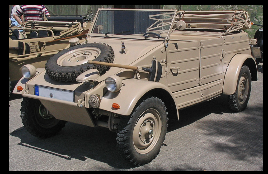 Kübelwagen - в переводе с немецкого "автомобиль-лоханка"