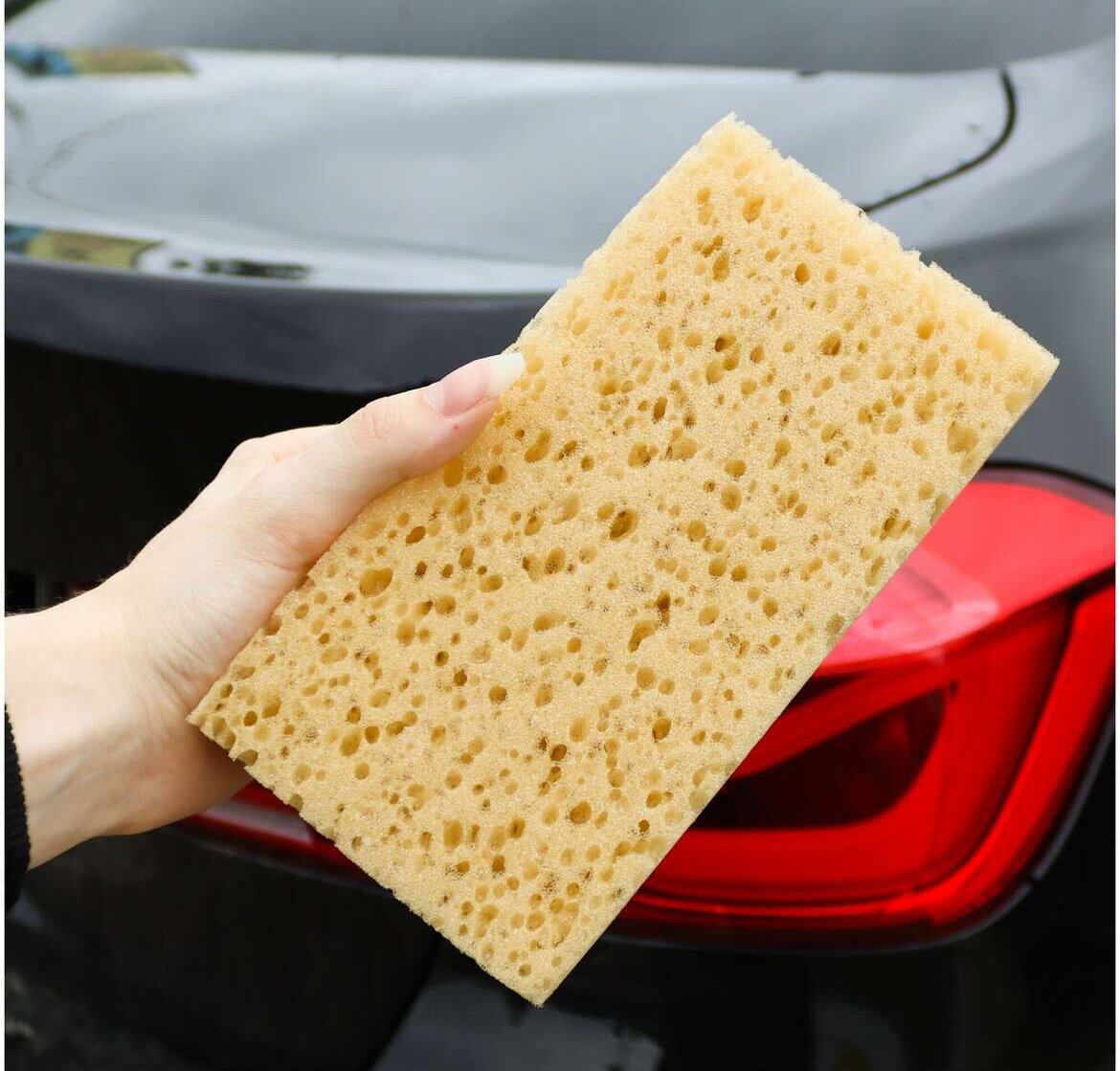 Крупно пористая губка (самый бюджетный вариант от компании Grass) 