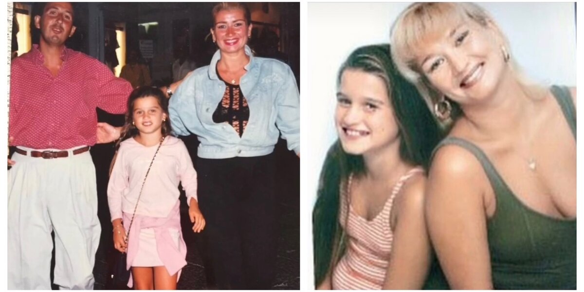 Ксения Бородина с отчимом и мамой