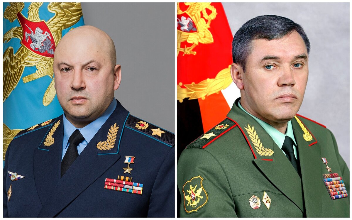 Сергей Суровикин и Валерий Герасимов. Фото: Википедия 