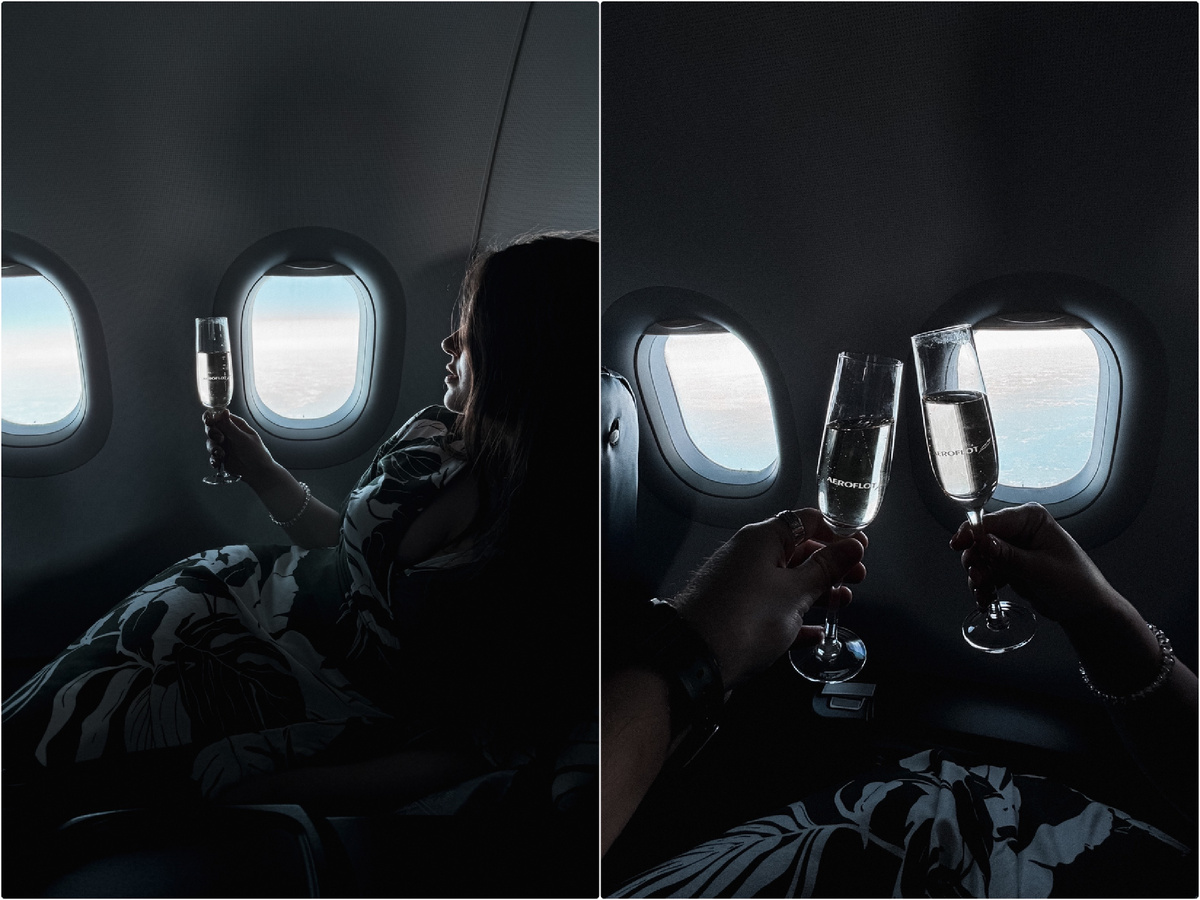 Первый полет бизнес-классом. Москва - Калининград.