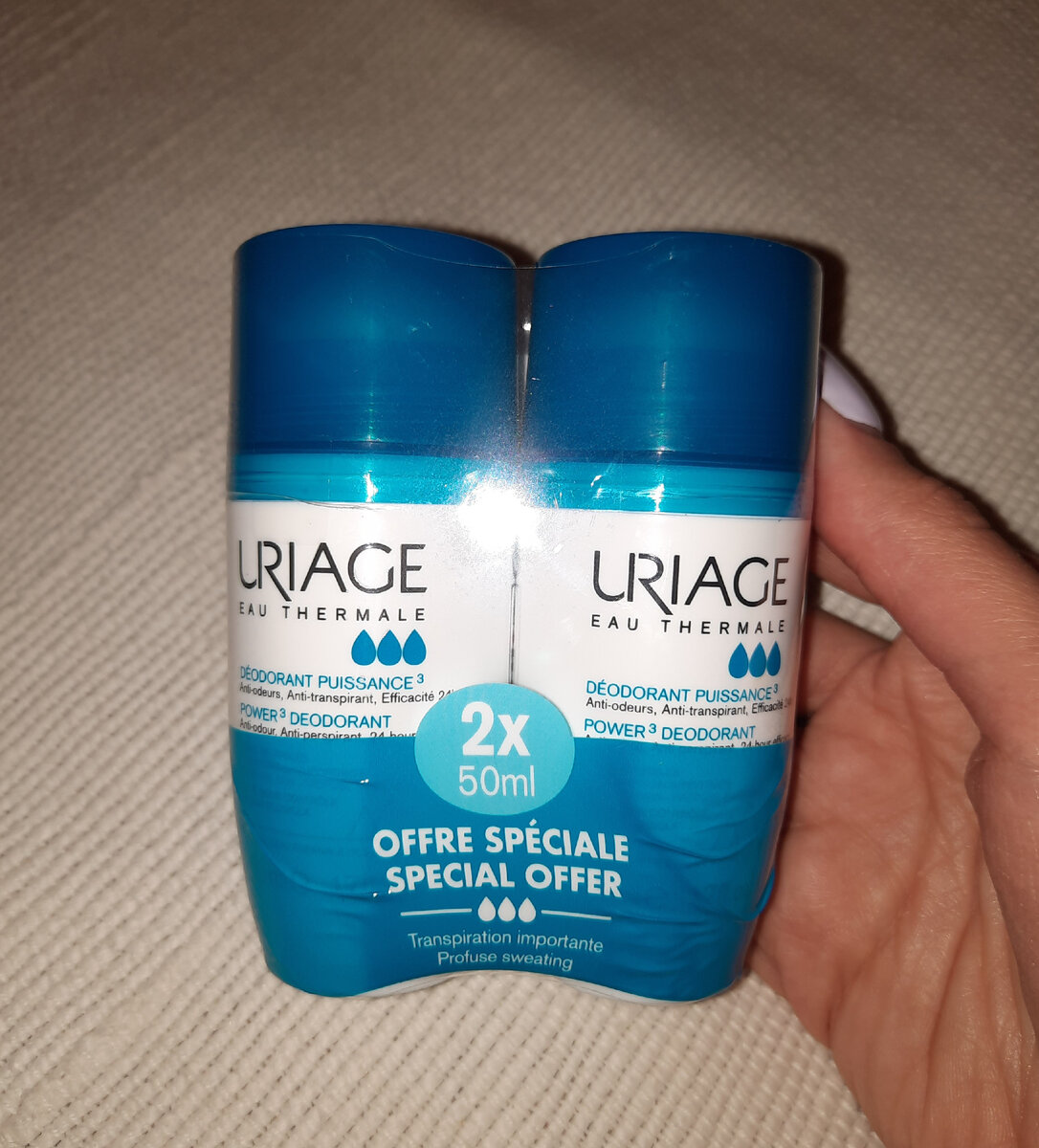 Набор из двух дезодорантов Uriage 