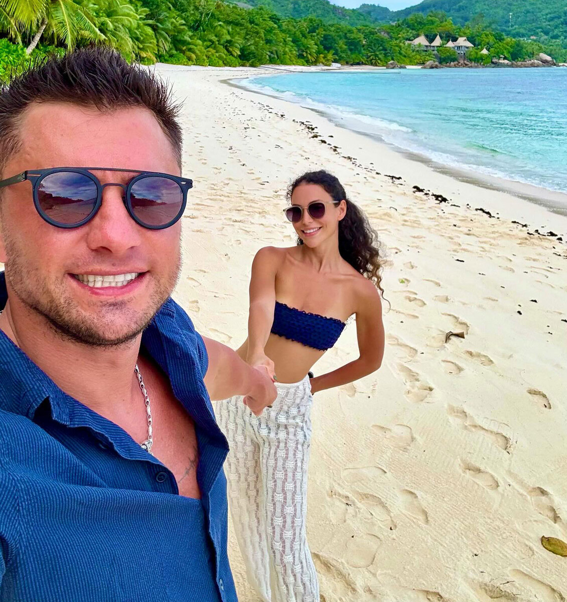 Павел Прилучный и его жена Зепюр Брутян. Фото: соцсети