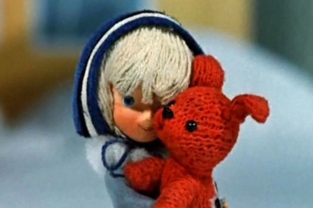 Кадр из мультфильма "Варежка"