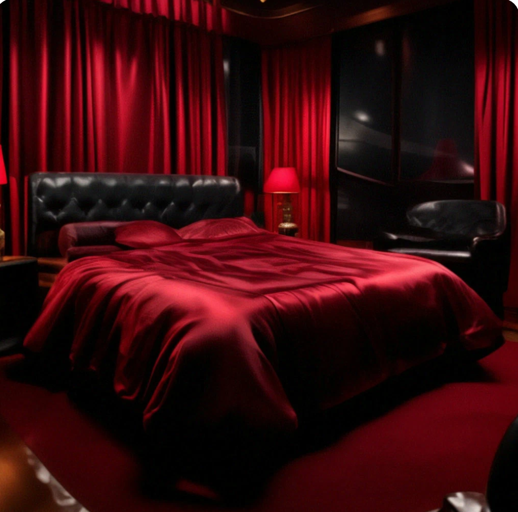 Красная постель