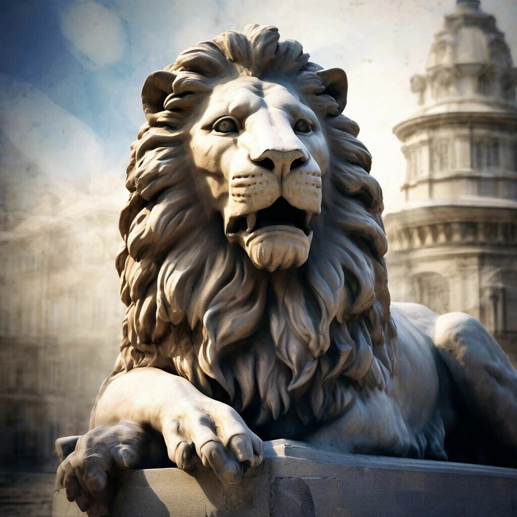 Зодиакальный знак Льва ) Видение автора и ИИ. Фото канала Таро Портал.