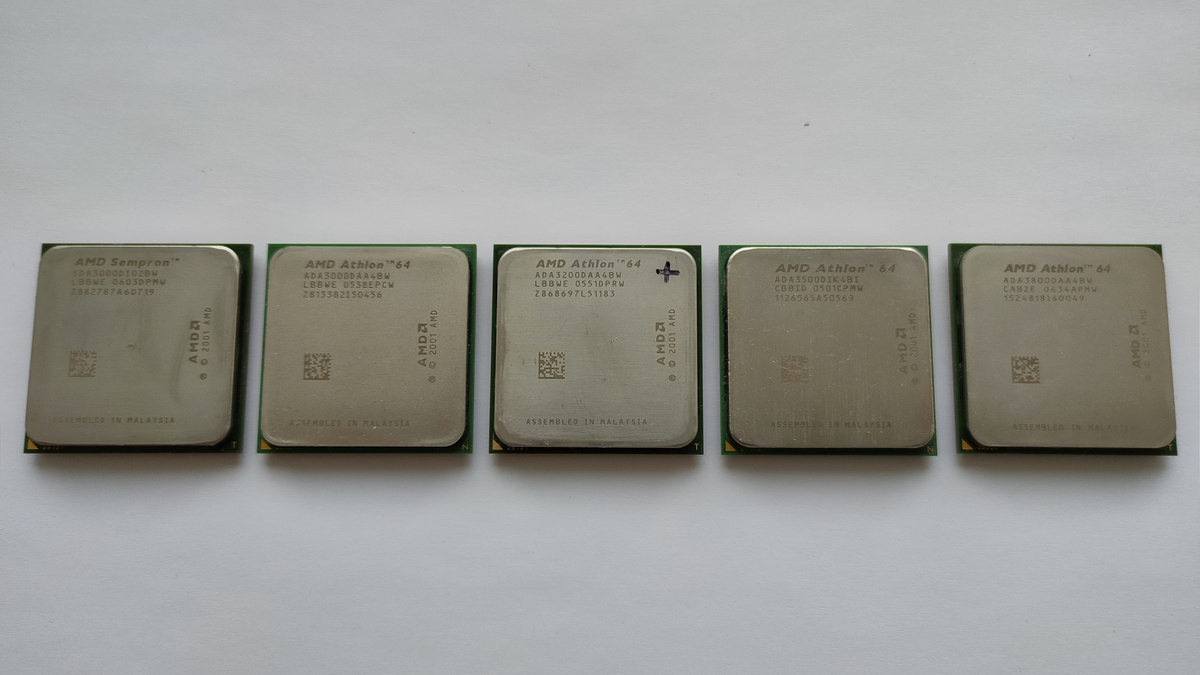 от Sempron 3000+ до Athlon64 3800+