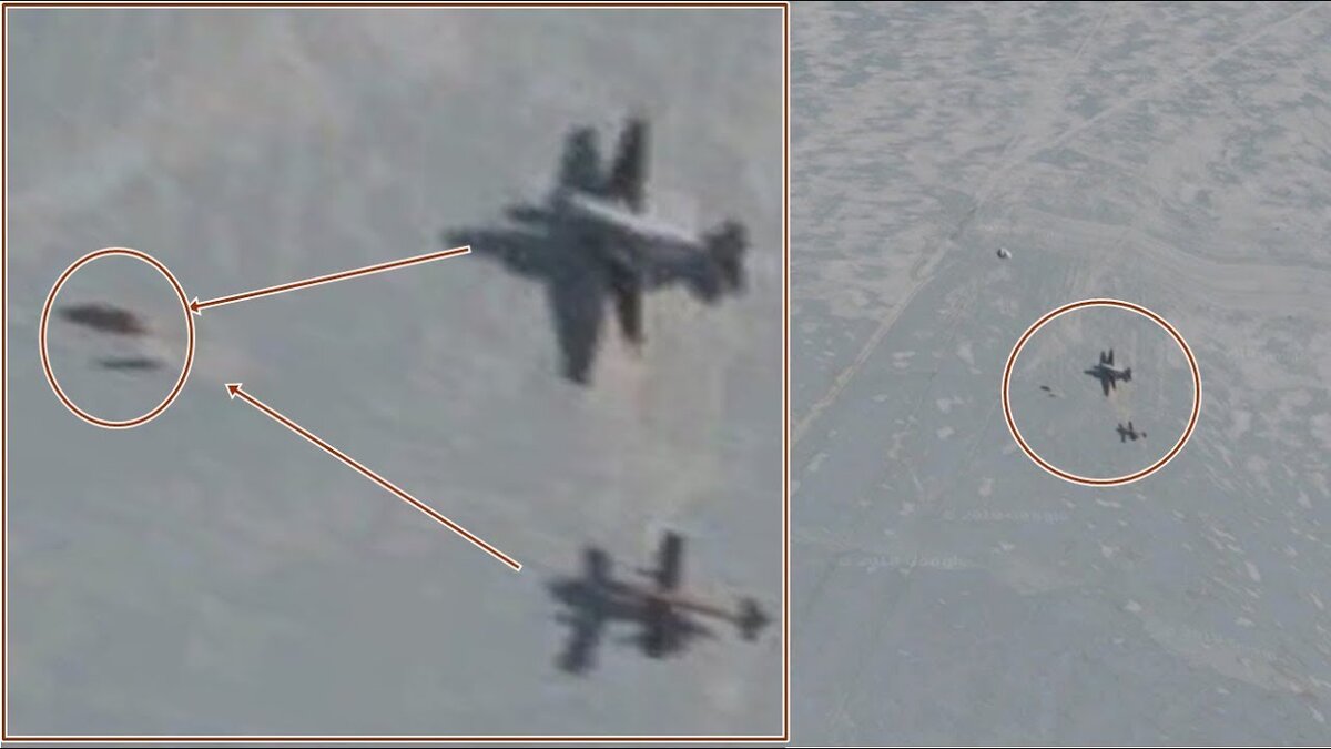 преследуют два НЛО.