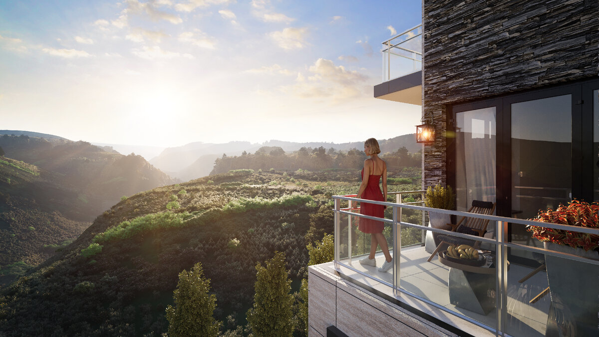 "Печорин" отличает уникальное расположение и потрясающие виды на Березовское ущелье. фото: ГК "ЮгСтройИнвест"