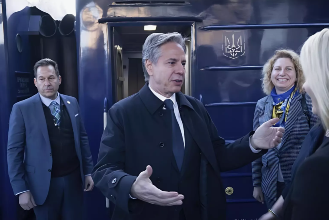    Блинкен прибыл с необъявленным визитом в Киев, где встретится с Зеленским