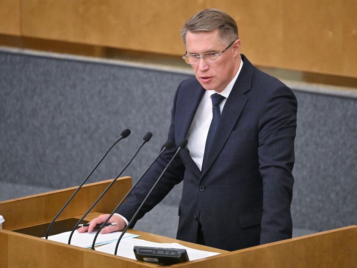    Кандидат на должность министра здравоохранения РФ Михаил Мурашко выступает на пленарном заседании Госдумы РФ© РИА Новости / Владимир Федоренко