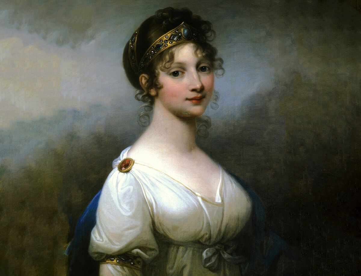 Джузеппе Грасси «Портрет Луизы Мекленбургской» (фрагмент) / Дворец Шарлоттенбург, Германия