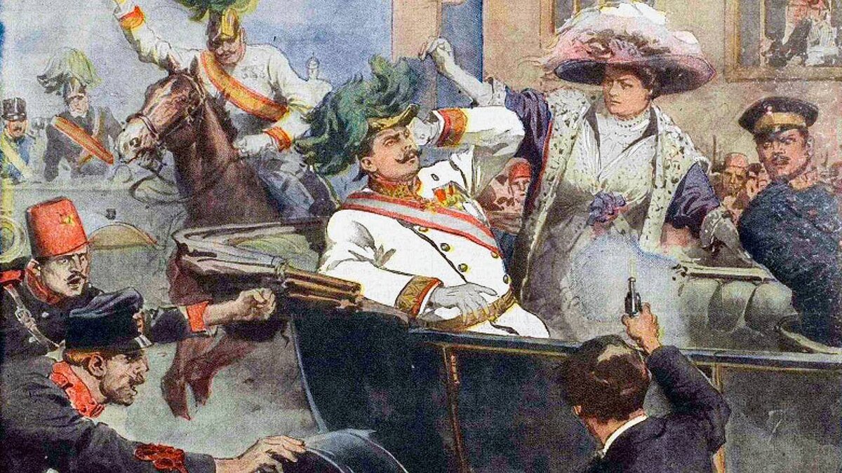 28 июня 1914 - убийство австрийского эрцгерцога Франца Фердинанда.