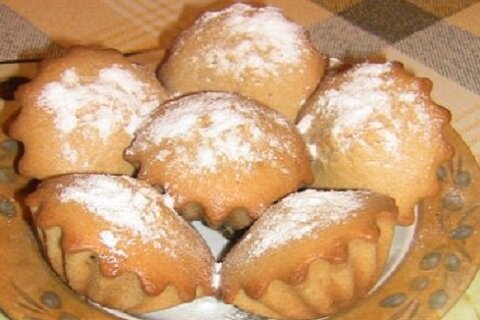 Рецепт  Творожные кексы