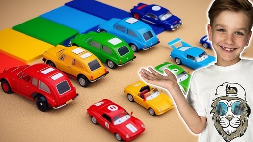 Fun search - Mark and colorful cars