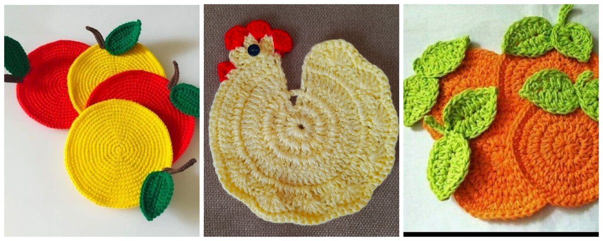 Простые и красивые прихватки для начинающих вязальщиц