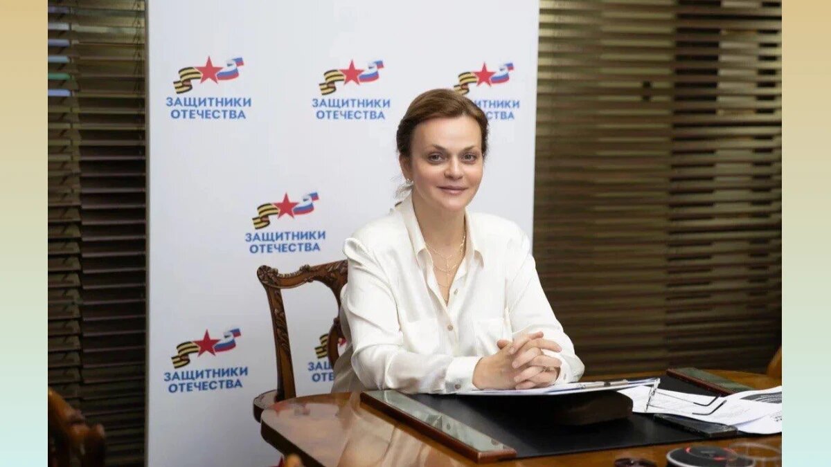 Председатель госфонда «Защитники Отечества» Анна Цивилева. Фото: t.me/annatsivileva