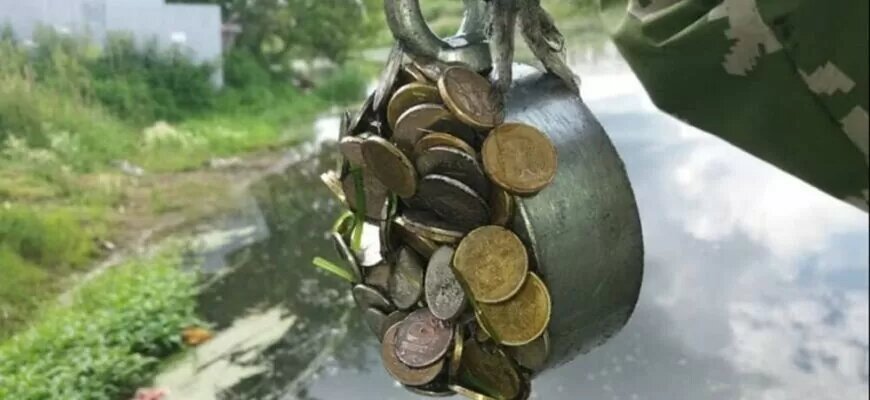 Драгоценные металлы к магниту не липнут, в отличие от современных монет
