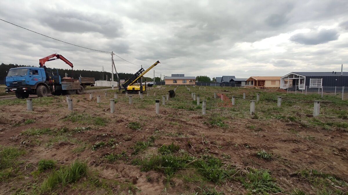 свайный ЖБ фундамент "под ключ" от Andberi в Московской области  