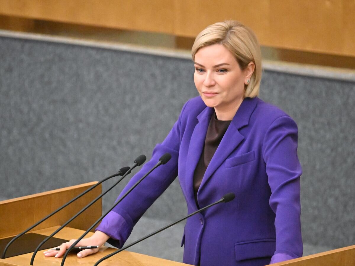    Ольга Любимова выступает на пленарном заседании Госдумы РФ© РИА Новости / Владимир Федоренко