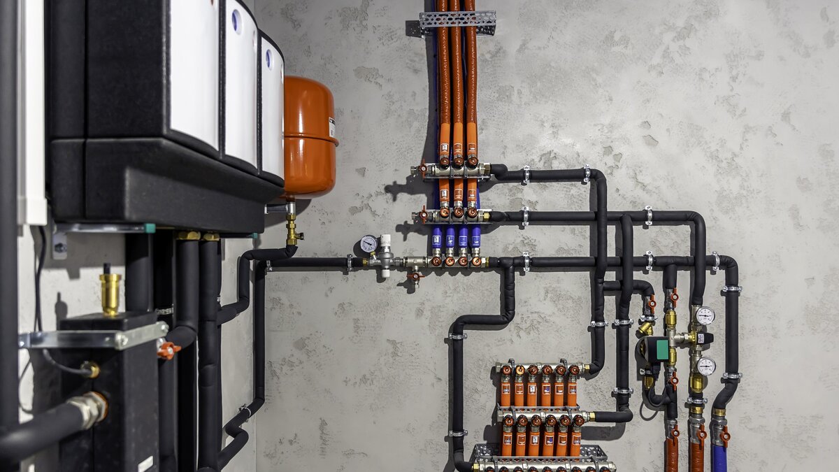 *Автономная система отопления в котельной 