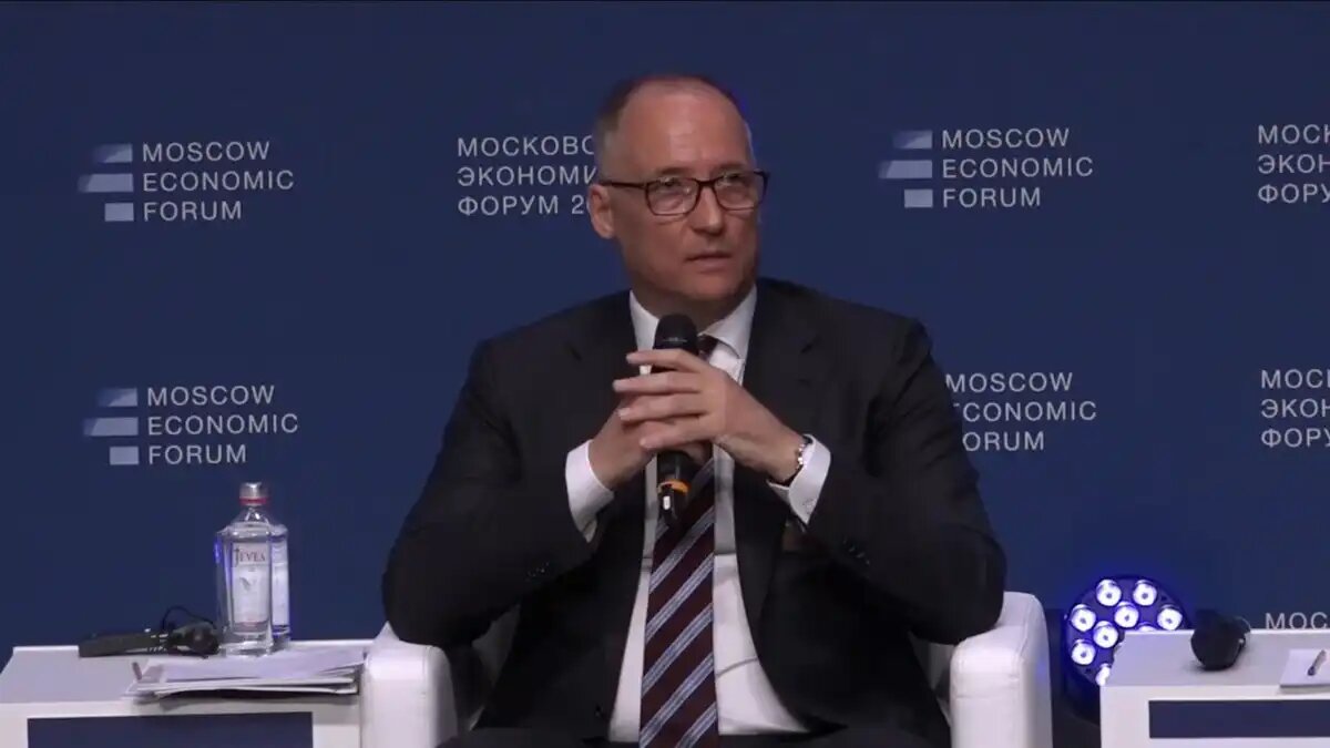 Фото: скриншот с видео, опубликованного на сайте МЭФ 2024 Совладелец Ростсельмаш Константин Бабкин на МЭФ-2024 в Москве