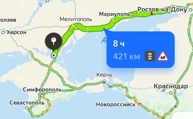 Маршруты по новому мосту