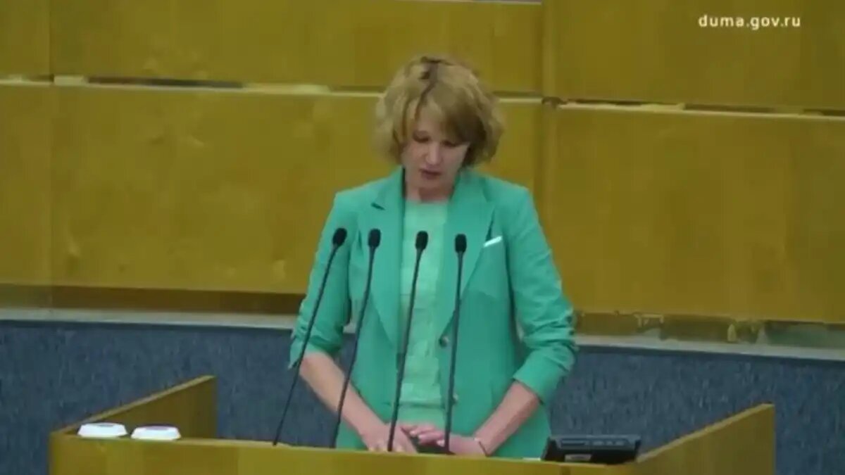  Фото: Скриншот с видео, опубликованного на сайте Правительства РФ и ГосДумы РФ / duma.gov.ru
Выступление Оксаны Лут и представление планов развития Минсельхоза РФ на ближайшие 6 лет