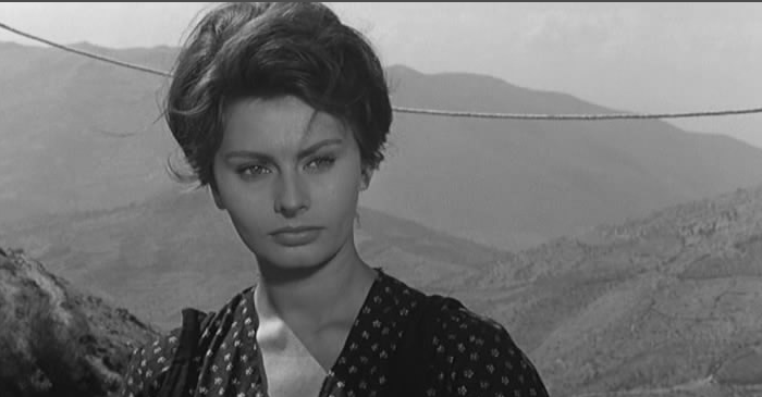 Софи Лорен: кадр из фильма "Женщины из Чочара"