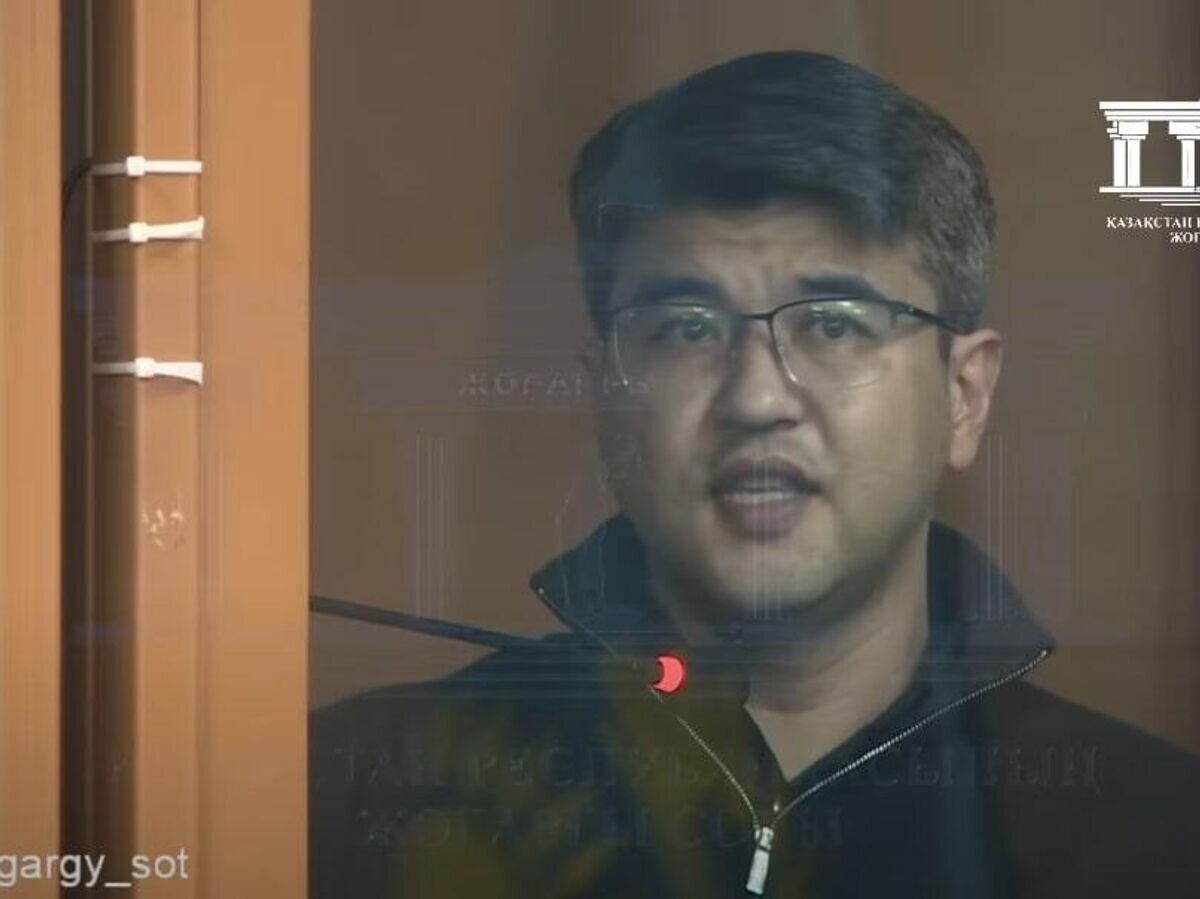    Куандык Бишимбаев во время судебного заседания© YouTube-канал Верховного суда республики Казахстан