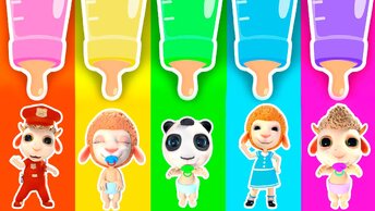 Цветные Бутылочки для Малышей | Новый Мультик Для Детей | Долли и Друзья