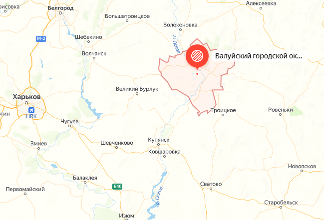 Валуйский городской округ на Яндекс.Картах