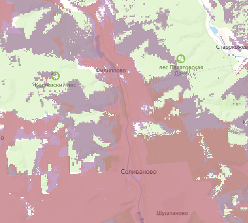 Покрытие сети Теле2