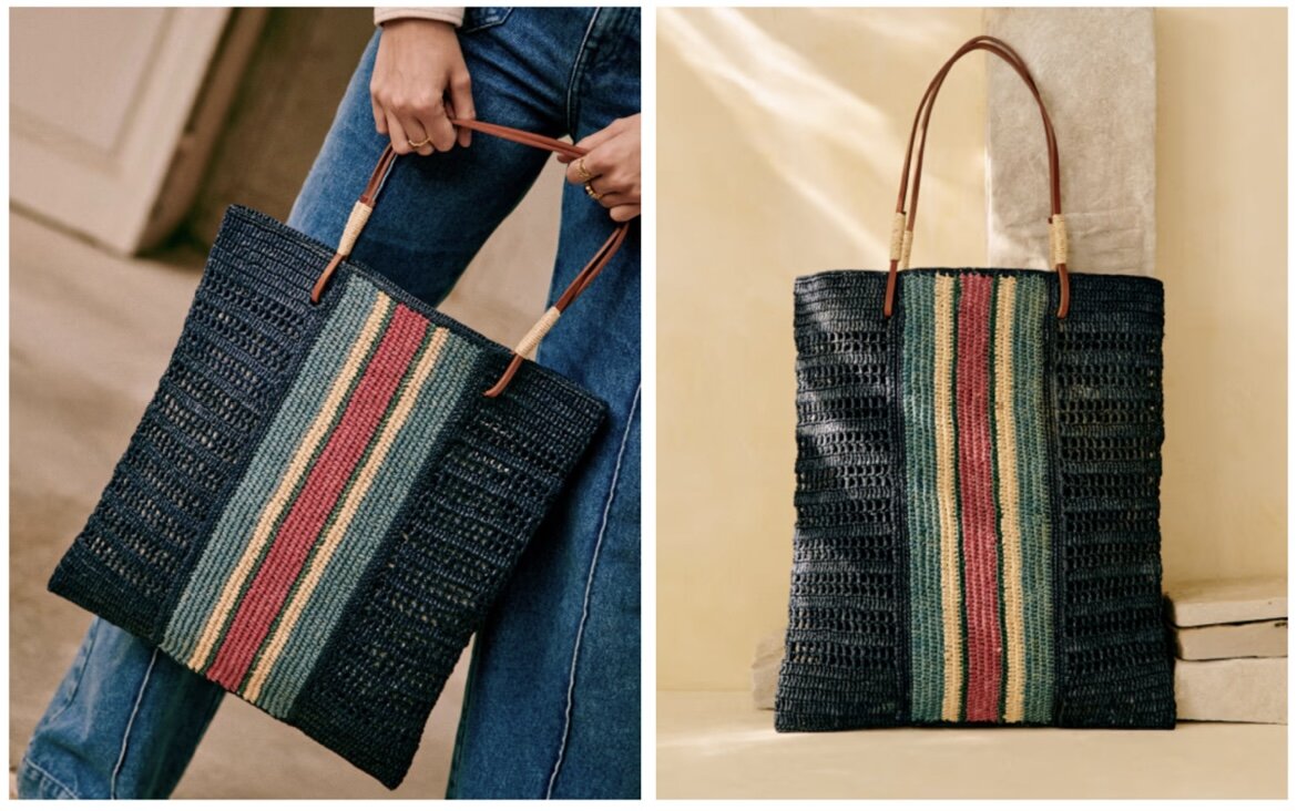 Та самая сумка, над которой сейчас кипит работа в моей мастерской на диване.