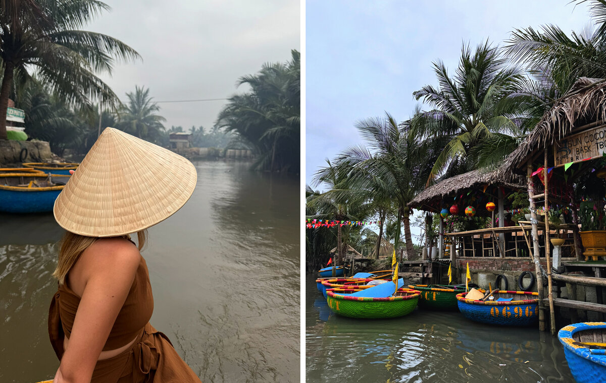 Прогулка на кокосовой лодке